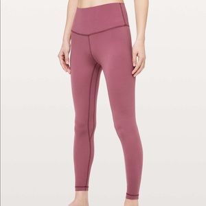 NWOT Lululemon Align Pant II *25" in Misty Merlot